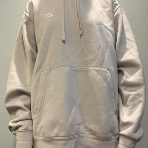Nike Men's Light Gray Hoodie